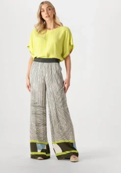 groene caroline biss wijde broek 1555