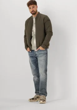 groene cast iron jack bomber jacket throttle barker