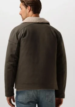 groene cast iron jack short jacket heavy twill studman