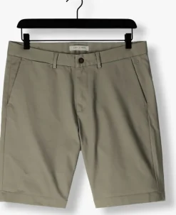 groene cast iron korte broek riser shorts comfort stretch