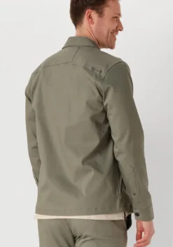 groene cast iron overshirt long sleeve shirt overshirt regular fit