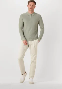 groene cast iron polo long sleeve polo cotton modal