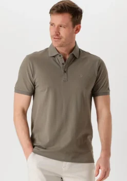 groene cast iron polo short sleeve polo fine pique essential