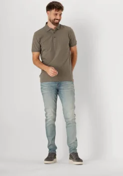 groene cast iron polo short sleeve polo fine pique essential