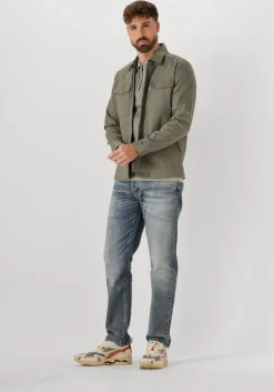 groene cast iron polo short sleeve polo regular fit cotton modal