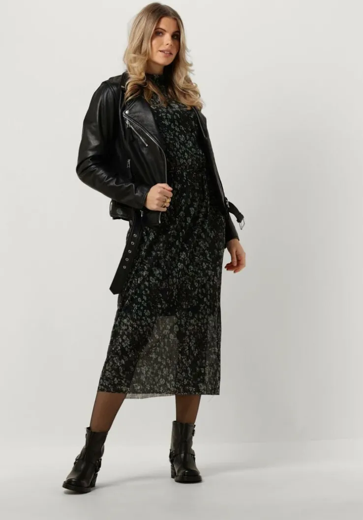 groene catwalk junkie midi jurk dr mary mesh