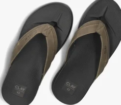 groene clay slippers clay003