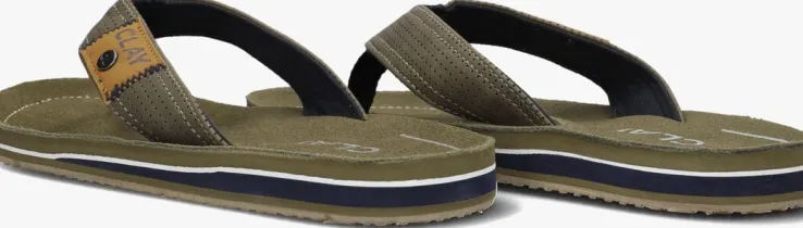 groene clay slippers clay001