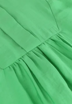 groene co'couture midi jurk callum volume dress