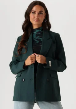 groene colourful rebel blazer rikki uni double breasted blazer