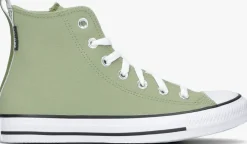 groene converse hoge sneakers chuck taylor all star summer
