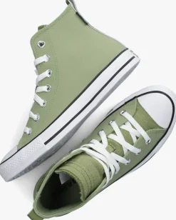 groene converse hoge sneakers chuck taylor all star summer