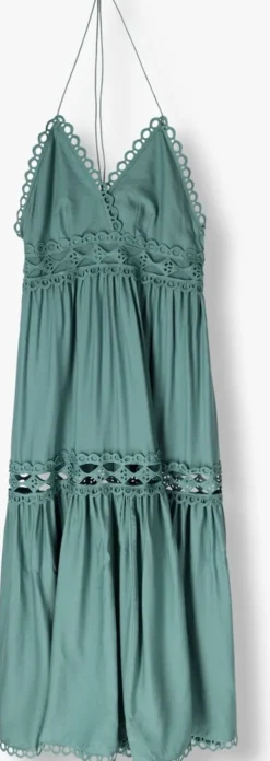 groene copenhagen muse maxi jurk cm asleah dress