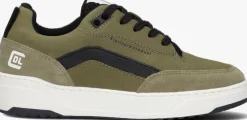 groene cycleur de luxe lage sneakers backflip