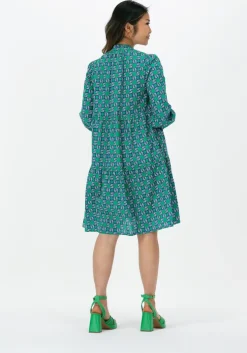 groene dea kudibal mini jurk kindra ns (co) - dress with balloon sleeves