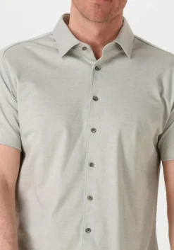 groene desoto casual overhemd desoto kent 1/2