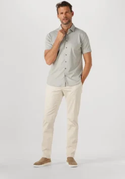 groene desoto casual overhemd desoto kent 1/2