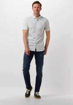 groene desoto casual overhemd desoto kent 1/2