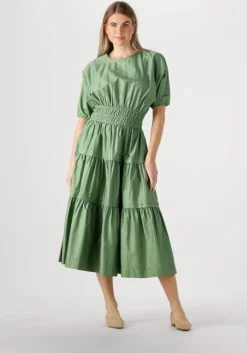 groene devotion midi jurk geraros