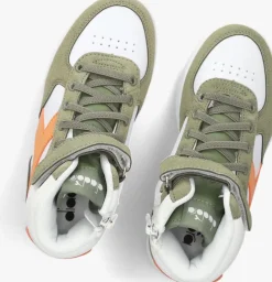 groene diadora hoge sneakers raptor mid dusty ps