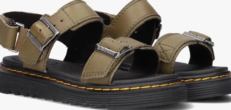 groene dr martens sandalen kyle k
