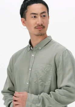 groene dstrezzed casual overhemd shirt button down tencel