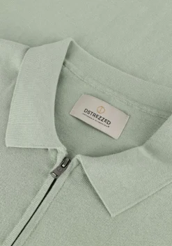 groene dstrezzed polo dorian zip polo