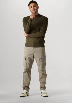 groene dstrezzed trui fell mock neck