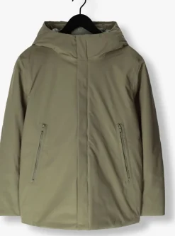 groene elvine gewatteerde jas vhinner