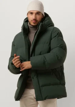 groene elvine gewatteerde jas bror