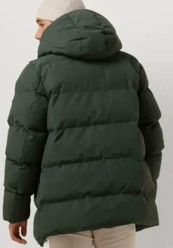 groene elvine gewatteerde jas bror