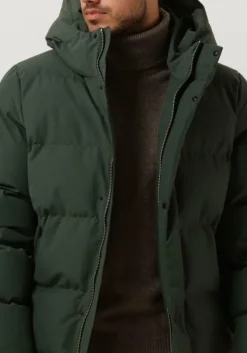 groene elvine gewatteerde jas bror