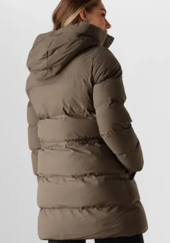 groene elvine gewatteerde jas vesper