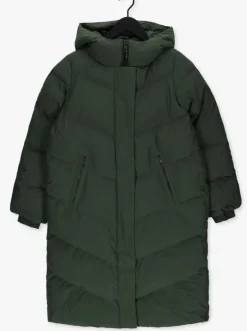 groene elvine gewatteerde jas naemi