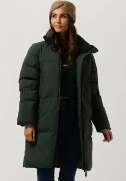 groene elvine gewatteerde jas june