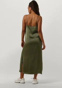 groene envii midi jurk enlima sl slip dress