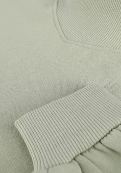 groene esmé studios midi jurk madeline oversized sweatdress