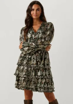 groene est'seven mini jurk est'city dress 1