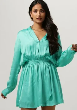 groene est'seven mini jurk est’journee dress bambu