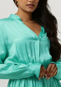 groene est'seven mini jurk est’journee dress bambu