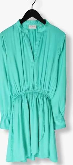 groene est'seven mini jurk est’journee dress bambu