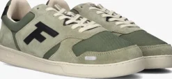 groene faguo lage sneakers palmer leather