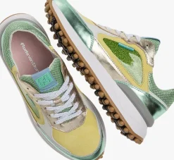 groene floris van bommel lage sneakers sfw-10107