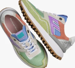 groene floris van bommel lage sneakers sfw-10128