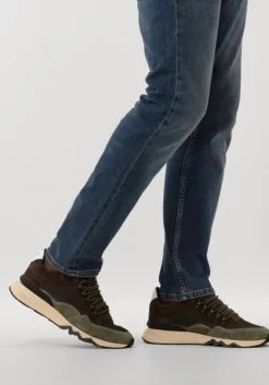 groene floris van bommel lage sneakers sfm-10135 de zager