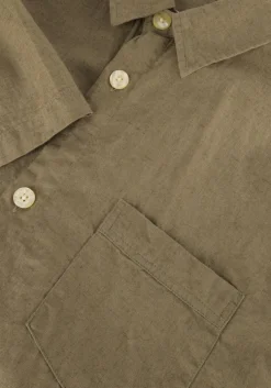 groene forét casual overhemd serene linen ss shirt