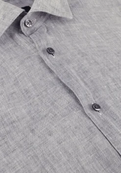 groene genti casual overhemd linnen s7054-1120