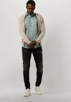 groene genti klassiek overhemd s9254-1109