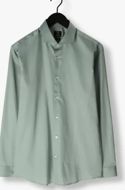 groene genti klassiek overhemd s9254-1109