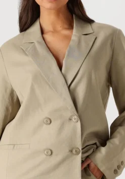 groene gestuz blazer gzizza linen blazer